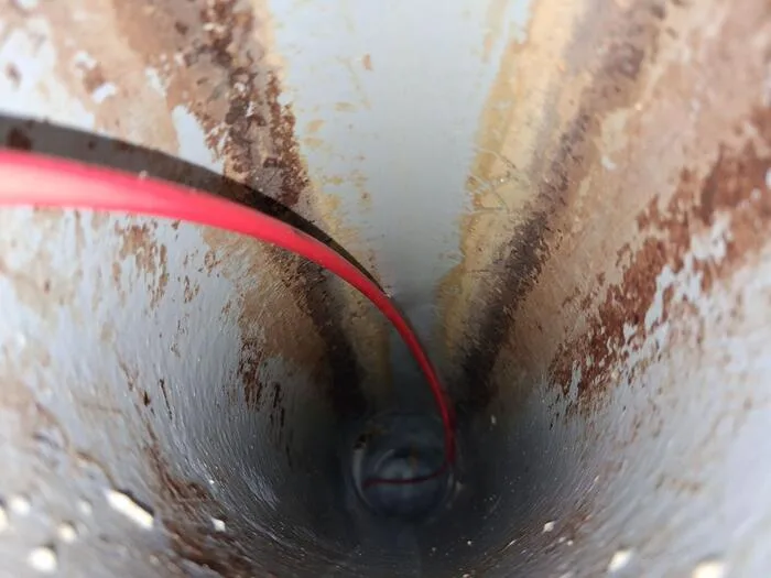 Vue intérieure canalisation caméra endoscopique RIA